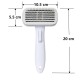 AURMOO Dog Brush, Cat Brush, Dog Brush, Pet Brush, Dog Cat Cleaning Brush with 1 Piece Pet Cleaning Towels, Pet Hair Brush for Long Hair and Short Hair, Grey/White AURMOO Dog Brush, Cat Brush, Dog Brush, Pet Brush, Dog Cat Cleaning Brush with 1 Piece Pet Cleaning Towels, Pet Hair Brush for Long Hair and Short Hair, Grey/White