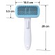 AURMOO Dog Brush, Cat Brush, Dog Brush, Pet Brush, Dog Cat Cleaning Brush with 1 Piece Pet Cleaning Towels, Pet Hair Brush for Long Hair and Short Hair, Grey/White AURMOO Dog Brush, Cat Brush, Dog Brush, Pet Brush, Dog Cat Cleaning Brush with 1 Piece Pet Cleaning Towels, Pet Hair Brush for Long Hair and Short Hair, Grey/White