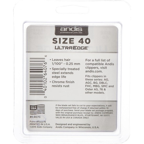 Andis - UltraEdge steel blade Andis - UltraEdge steel blade