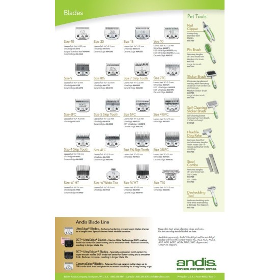 Andis - UltraEdge steel blade Andis - UltraEdge steel blade