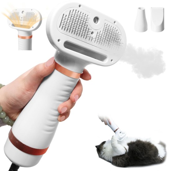 Auveach Cat Brush with Steam 5 in 1 Dog Brush Auveach Cat Brush with Steam 5 in 1 Dog Brush