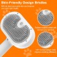 BIRDTOBR Steamy Cat Brush, 3-in-1 Cat Brush with Steam, Multifunctional Cat Spray Massage Comb, Steamy Cat Brush, Eliminate Flying Hair with One Button for Cats and Dogs, White BIRDTOBR Steamy Cat Brush, 3-in-1 Cat Brush with Steam, Multifunctional Cat Spray Massage Comb, Steamy Cat Brush, Eliminate Flying Hair with One Button for Cats and Dogs, White