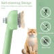 BIRDTOBR Steamy Cat Brush, 3-in-1 Cat Brush with Steam, Multifunctional Cat Spray Massage Comb, Steamy Cat Brush, Eliminate Flying Hair with One Button for Cats and Dogs, White BIRDTOBR Steamy Cat Brush, 3-in-1 Cat Brush with Steam, Multifunctional Cat Spray Massage Comb, Steamy Cat Brush, Eliminate Flying Hair with One Button for Cats and Dogs, White