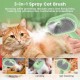 BIRDTOBR Steamy Cat Brush, 3-in-1 Cat Brush with Steam, Multifunctional Cat Spray Massage Comb, Steamy Cat Brush, Eliminate Flying Hair with One Button for Cats and Dogs, White BIRDTOBR Steamy Cat Brush, 3-in-1 Cat Brush with Steam, Multifunctional Cat Spray Massage Comb, Steamy Cat Brush, Eliminate Flying Hair with One Button for Cats and Dogs, White