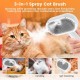 BIRDTOBR Steamy Cat Brush, 3-in-1 Cat Brush with Steam, Multifunctional Cat Spray Massage Comb, Steamy Cat Brush, Eliminate Flying Hair with One Button for Cats and Dogs, White BIRDTOBR Steamy Cat Brush, 3-in-1 Cat Brush with Steam, Multifunctional Cat Spray Massage Comb, Steamy Cat Brush, Eliminate Flying Hair with One Button for Cats and Dogs, White