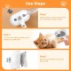 BIRDTOBR Steamy Cat Brush, 3-in-1 Cat Brush with Steam, Multifunctional Cat Spray Massage Comb, Steamy Cat Brush, Eliminate Flying Hair with One Button for Cats and Dogs, White BIRDTOBR Steamy Cat Brush, 3-in-1 Cat Brush with Steam, Multifunctional Cat Spray Massage Comb, Steamy Cat Brush, Eliminate Flying Hair with One Button for Cats and Dogs, White