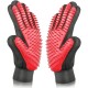 BYETOO [Upgrade Version] Pet Grooming Glove-Gentle Deshedding Brush Glove-Efficient Pet Hair Remover Mitt-Massage Tool with Enhanced Five Finger Design-for Dogs & Cats with Long & Short Fur