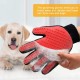 BYETOO [Upgrade Version] Pet Grooming Glove-Gentle Deshedding Brush Glove-Efficient Pet Hair Remover Mitt-Massage Tool with Enhanced Five Finger Design-for Dogs & Cats with Long & Short Fur