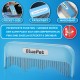 BluePet Magic Comb Patented with Rotating & Yielding Tines I Gently Removes Knots & Detangles the Fur I Dog Comb Cat Comb for Long Hair Dogs & Cats BluePet Magic Comb Patented with Rotating & Yielding Tines I Gently Removes Knots & Detangles the Fur I Dog Comb Cat Comb for Long Hair Dogs & Cats