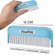 BluePet Magic Comb Patented with Rotating & Yielding Tines I Gently Removes Knots & Detangles the Fur I Dog Comb Cat Comb for Long Hair Dogs & Cats