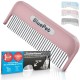 BluePet Magic Comb Patented with Rotating & Yielding Tines I Gently Removes Knots & Detangles the Fur I Dog Comb Cat Comb for Long Hair Dogs & Cats