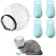 Breathable Bubble Helmet for Cats with Paw Covers, Eye Basket for Cats for Grooming, Mask for Grooming Cats for Kittens for Bathing, Shaving and Claw Cutting Cats Breathable Bubble Helmet for Cats with Paw Covers, Eye Basket for Cats for Grooming, Mask for Grooming Cats for Kittens for Bathing, Shaving and Claw Cutting Cats