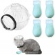 Breathable Bubble Helmet for Cats with Paw Covers, Eye Basket for Cats for Grooming, Mask for Grooming Cats for Kittens for Bathing, Shaving and Claw Cutting Cats Breathable Bubble Helmet for Cats with Paw Covers, Eye Basket for Cats for Grooming, Mask for Grooming Cats for Kittens for Bathing, Shaving and Claw Cutting Cats