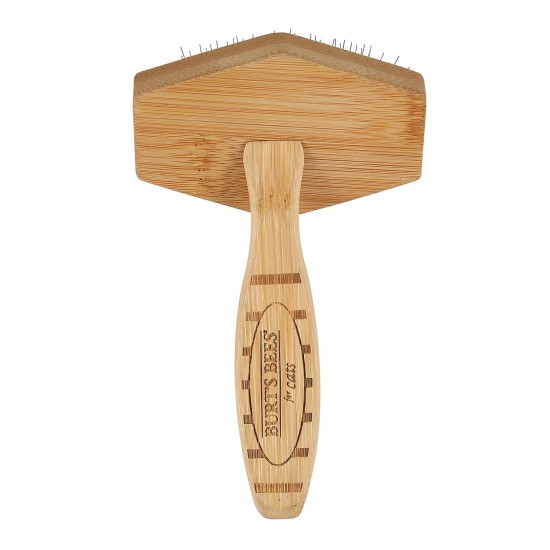 Burt's Bees Slicker Brush for Cats | Cat Brush Removes Loose Fur and Prevents Tangles | Slicker Brush for Cats | Cat Brushes for Grooming | Ideal for Daily Grooming Burt's Bees Slicker Brush for Cats | Cat Brush Removes Loose Fur and Prevents Tangles | Slicker Brush for Cats | Cat Brushes for Grooming | Ideal for Daily Grooming