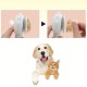CAPASTEC Haustierbürste, Reinigungsbürste für Katzen und Hunde, Blumenförmige Haustierpflegebürste, Einfache Entfilzungsbürste für Haarmassage drinnen und draußen, Weiß CAPASTEC Haustierbürste, Reinigungsbürste für Katzen und Hunde, Blumenförmige Haustierpflegebürste, Einfache Entfilzungsbürste für Haarmassage drinnen und draußen, Weiß
