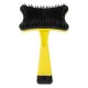 CAPASTEC Pet Brush, Cleaning Brush for Cats and Dogs, Pet Grooming Brush, Hair Removal Brush for Indoor and Outdoor Massage, Yellow CAPASTEC Pet Brush, Cleaning Brush for Cats and Dogs, Pet Grooming Brush, Hair Removal Brush for Indoor and Outdoor Massage, Yellow