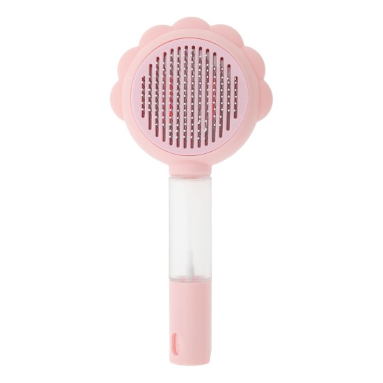CAPASTEC Spray Cat Brush, Pet Steam Brush with Trigger Button and Tank for Cats and Dogs, Spray Cat Brush for Hair Removal, Pink CAPASTEC Spray Cat Brush, Pet Steam Brush with Trigger Button and Tank for Cats and Dogs, Spray Cat Brush for Hair Removal, Pink