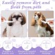 COMNICO Flea Comb for Dogs and Cats, Professional Dog Combs, Pack of 3, Flea Comb, Dog Lice Comb for Pets, Stainless Steel Dog Face Comb, Fine Care Tool for Removing Tear Stains, Fleas COMNICO Flea Comb for Dogs and Cats, Professional Dog Combs, Pack of 3, Flea Comb, Dog Lice Comb for Pets, Stainless Steel Dog Face Comb, Fine Care Tool for Removing Tear Stains, Fleas
