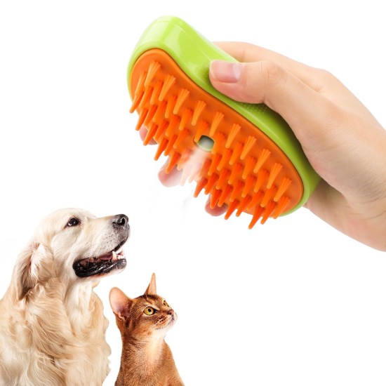 Cat Brush with Spray, Pet Hair Removal Comb with Water, Cat Brush Short Hair, Cat Brush with Water, Electric Cat Detangling Comb for Cleaning Pets (Green) Cat Brush with Spray, Pet Hair Removal Comb with Water, Cat Brush Short Hair, Cat Brush with Water, Electric Cat Detangling Comb for Cleaning Pets (Green)