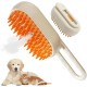 Cat Brush with Steam, 3-in-1 Steam Brush Cat, Steam Cat Cleaning Brush, Cleaning Brush for Pet Hair, Self Cleaning Steamy Cat Brush, for Cats and Dogs for Hair Removal