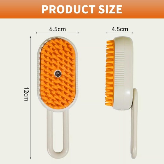 Cat Brush with Steam, 3-in-1 Steam Brush Cat, Steam Cat Cleaning Brush, Cleaning Brush for Pet Hair, Self Cleaning Steamy Cat Brush, for Cats and Dogs for Hair Removal Cat Brush with Steam, 3-in-1 Steam Brush Cat, Steam Cat Cleaning Brush, Cleaning Brush for Pet Hair, Self Cleaning Steamy Cat Brush, for Cats and Dogs for Hair Removal
