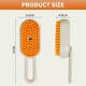 Cat Brush with Steam, 3-in-1 Steam Brush Cat, Steam Cat Cleaning Brush, Cleaning Brush for Pet Hair, Self Cleaning Steamy Cat Brush, for Cats and Dogs for Hair Removal