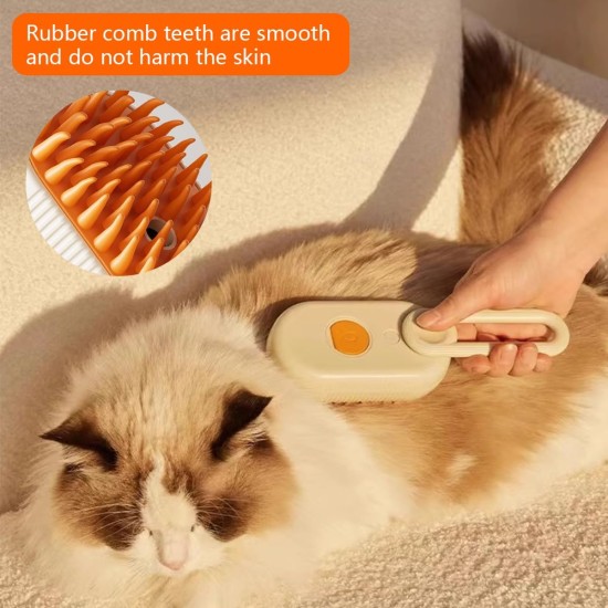 Cat Brush with Steam, 3-in-1 Steam Brush Cat, Steam Cat Cleaning Brush, Cleaning Brush for Pet Hair, Self Cleaning Steamy Cat Brush, for Cats and Dogs for Hair Removal Cat Brush with Steam, 3-in-1 Steam Brush Cat, Steam Cat Cleaning Brush, Cleaning Brush for Pet Hair, Self Cleaning Steamy Cat Brush, for Cats and Dogs for Hair Removal
