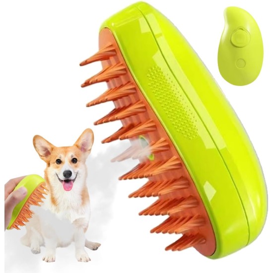 Cat Brush with Steam, 3-in-1 Steam Brush Cat, Steam Cat Cleaning Brush, Cleaning Brush for Pet Hair, Self Cleaning Steamy Cat Brush, for Cats and Dogs for Hair Removal Cat Brush with Steam, 3-in-1 Steam Brush Cat, Steam Cat Cleaning Brush, Cleaning Brush for Pet Hair, Self Cleaning Steamy Cat Brush, for Cats and Dogs for Hair Removal