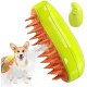 Cat Brush with Steam, 3-in-1 Steam Brush Cat, Steam Cat Cleaning Brush, Cleaning Brush for Pet Hair, Self Cleaning Steamy Cat Brush, for Cats and Dogs for Hair Removal