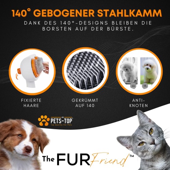 Cat Brush with Steam, 3-in-1 Steam Brush for Cats FurFriend Brush for Pet Hair for Dogs and Cats Cat Brush with Steam, 3-in-1 Steam Brush for Cats FurFriend Brush for Pet Hair for Dogs and Cats
