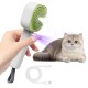 Cat Brush with Steam, 4 in 1 Steam Brush Cat Brush, Steam Brush for Grooming Cats and Dogs, Clean Pet Hair from the Brush, Self-Cleaning Antistatic Brush Cat Brush with Steam, 4 in 1 Steam Brush Cat Brush, Steam Brush for Grooming Cats and Dogs, Clean Pet Hair from the Brush, Self-Cleaning Antistatic Brush