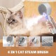 Cat Brush with Steam, 4-in-1 Steam Brush, Cat Brush with Water, Clean Pet Hair from the Brush with One Button, Cat Brush, Hair Brushes for Dogs and Cats (Grey) Cat Brush with Steam, 4-in-1 Steam Brush, Cat Brush with Water, Clean Pet Hair from the Brush with One Button, Cat Brush, Hair Brushes for Dogs and Cats (Grey)