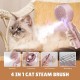 Cat Brush with Steam, 4-in-1 Steam Brush, Cat Brush with Water, Clean Pet Hair from the Brush with One Button, Cat Brush, Hair Brushes for Dogs and Cats (Grey) Cat Brush with Steam, 4-in-1 Steam Brush, Cat Brush with Water, Clean Pet Hair from the Brush with One Button, Cat Brush, Hair Brushes for Dogs and Cats (Grey)