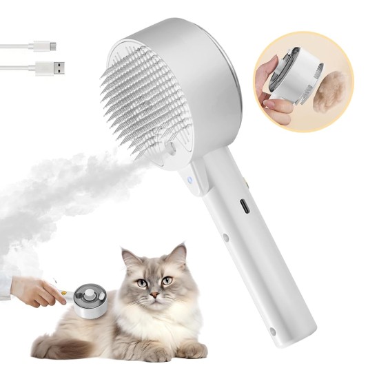 Cat Brush with Steam Brush Cat 4 in 1 Multifunctional Cat Brush Cat Steam Brush for Massage, Care and Hair Removal Pet Hair Brush Steam Brush with Water Tank and Spray Cat Brush Cat Brush with Steam Brush Cat 4 in 1 Multifunctional Cat Brush Cat Steam Brush for Massage, Care and Hair Removal Pet Hair Brush Steam Brush with Water Tank and Spray Cat Brush
