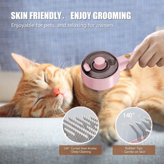 Cat Brush with Steam Brush Cat 4 in 1 Multifunctional Cat Brush Cat Steam Brush for Massage, Care and Hair Removal Pet Hair Brush Steam Brush with Water Tank and Spray Cat Brush Cat Brush with Steam Brush Cat 4 in 1 Multifunctional Cat Brush Cat Steam Brush for Massage, Care and Hair Removal Pet Hair Brush Steam Brush with Water Tank and Spray Cat Brush
