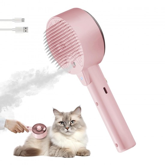 Cat Brush with Steam Brush Cat 4 in 1 Multifunctional Cat Brush Cat Steam Brush for Massage, Care and Hair Removal Pet Hair Brush Steam Brush with Water Tank and Spray Cat Brush Cat Brush with Steam Brush Cat 4 in 1 Multifunctional Cat Brush Cat Steam Brush for Massage, Care and Hair Removal Pet Hair Brush Steam Brush with Water Tank and Spray Cat Brush