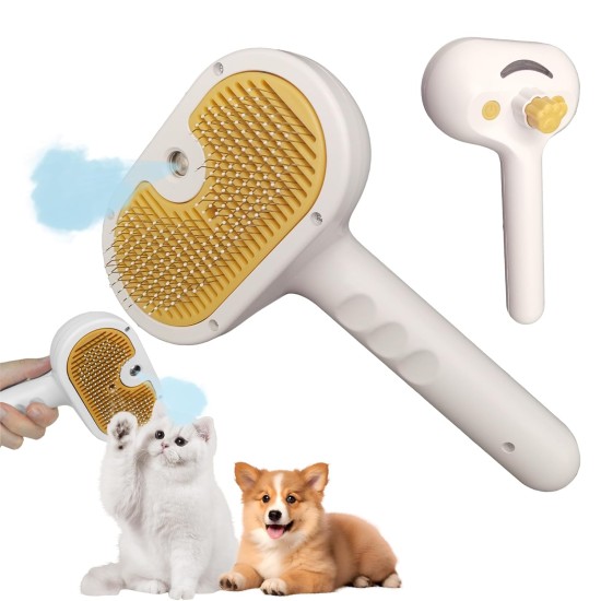 Cat Brush with Steam Cat Brush Dog Brush Steam Brush for Dogs 3 in 1 Steam Brush Cat Brush with Water, Clean Pet Hair from the Brush with One Button Cat Brush Cat Brush with Steam Cat Brush Dog Brush Steam Brush for Dogs 3 in 1 Steam Brush Cat Brush with Water, Clean Pet Hair from the Brush with One Button Cat Brush