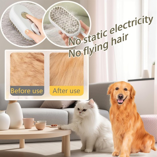 Cat Brush with Steam Cat Brush Dog Brush Steam Brush for Dogs 3 in 1 Steam Brush Cat Brush with Water, Clean Pet Hair from the Brush with One Button Cat Brush Cat Brush with Steam Cat Brush Dog Brush Steam Brush for Dogs 3 in 1 Steam Brush Cat Brush with Water, Clean Pet Hair from the Brush with One Button Cat Brush