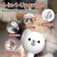Cat Brush with Steam, Cat Brush with 2 Spray Levels and Release Button, 4-in-1 Hair Removal Spray Massage and One-Touch Self Cleaning, IPX7 Waterproof Steam Brush for Cats Dogs Pets