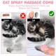 Cat Brush with Steam Miotlsy Cat Paw Steam Brush, New Cat Steam Brush for Hair Cleaner, 3-in-1 Steam Brush for Cats, Care and Hair Removal, Cat Brush with Essence for Care Cat Brush with Steam Miotlsy Cat Paw Steam Brush, New Cat Steam Brush for Hair Cleaner, 3-in-1 Steam Brush for Cats, Care and Hair Removal, Cat Brush with Essence for Care