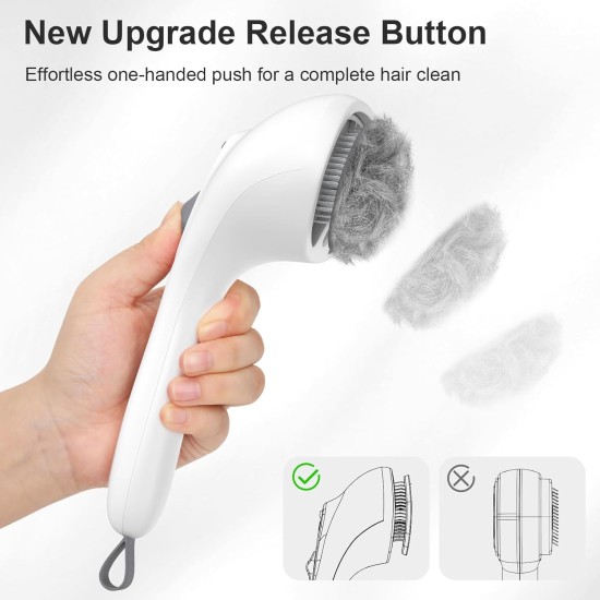 Cat Brush with Steam with Release Button, Ultra Quiet Design/Comfort Handle, Pet Steam Brush, Cat Steamy Brush, Dog Brush, Rechargeable Cats with Spray for Cats, Dogs, Rabbits Cat Brush with Steam with Release Button, Ultra Quiet Design/Comfort Handle, Pet Steam Brush, Cat Steamy Brush, Dog Brush, Rechargeable Cats with Spray for Cats, Dogs, Rabbits