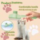 Cat Comb, Dog Comb, Flea Comb for Dogs & Cats, Cat Hair Brush with Release Button, Cat Brush for Cats with Short and Long Hair