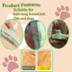Cat Comb, Dog Comb, Flea Comb for Dogs & Cats, Cat Hair Brush with Release Button, Cat Brush for Cats with Short and Long Hair