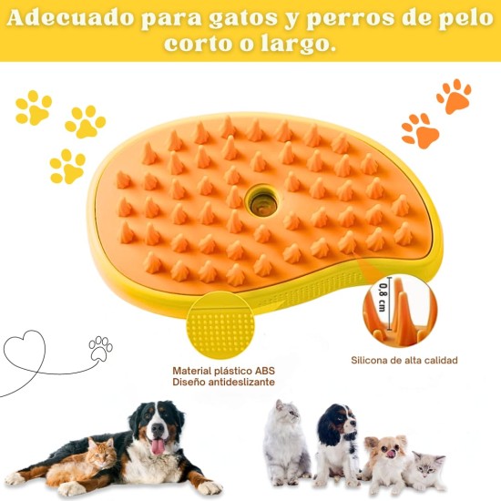 Cat Steam Brush, Dog Brush, 3 in 1 Steam Brush for Cats, Cat Comb, Dog Comb, Pet Hair Removal Comb (Green) Cat Steam Brush, Dog Brush, 3 in 1 Steam Brush for Cats, Cat Comb, Dog Comb, Pet Hair Removal Comb (Green)