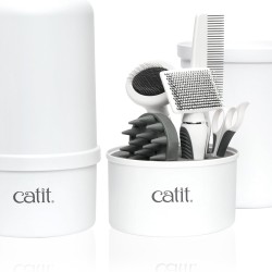 Catit Brush Set for Short or Long-Haired Cats, Short Hair Or Long Hair Grooming Kit for Cats Catit Brush Set for Short or Long-Haired Cats, Short Hair Or Long Hair Grooming Kit for Cats