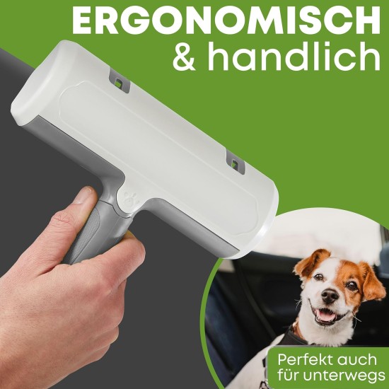 DOGGYBOO 2024 Self-Cleaning Pet Hair Remover, Premium Lint Roller for Dog Hair and Cat Hair, Reusable Cat Hair Remover for Sofa, Carpet, Bed and Car (Green) DOGGYBOO 2024 Self-Cleaning Pet Hair Remover, Premium Lint Roller for Dog Hair and Cat Hair, Reusable Cat Hair Remover for Sofa, Carpet, Bed and Car (Green)