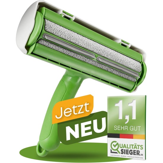 DOGGYBOO 2024 Self-Cleaning Pet Hair Remover, Premium Lint Roller for Dog Hair and Cat Hair, Reusable Cat Hair Remover for Sofa, Carpet, Bed and Car (Green) DOGGYBOO 2024 Self-Cleaning Pet Hair Remover, Premium Lint Roller for Dog Hair and Cat Hair, Reusable Cat Hair Remover for Sofa, Carpet, Bed and Car (Green)
