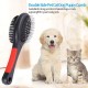 Double-Sided Pet Brush Dog Cat Puppy Grooming Comb for Removing Shedding Hair[M]Calligraphy Pens
