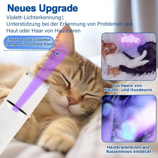 Dufuso Quiet Cat Clipper Set, 4-in-1 Hair Trimmer with LED Light, Professional Paw Trimmer for Dogs, for Large Small Cats Dogs, for Paws, Eyes, Ears, Face, Bodies (Green) Dufuso Quiet Cat Clipper Set, 4-in-1 Hair Trimmer with LED Light, Professional Paw Trimmer for Dogs, for Large Small Cats Dogs, for Paws, Eyes, Ears, Face, Bodies (Green)