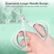 Euqvunn Cat Claw Scissors, Professional Cat Nail Scissors with Positioning Hole, Cat Claw Cutter for Kittens, Rabbits, Guinea Pigs, Birds, Puppies and Small Animals (Grey) Euqvunn Cat Claw Scissors, Professional Cat Nail Scissors with Positioning Hole, Cat Claw Cutter for Kittens, Rabbits, Guinea Pigs, Birds, Puppies and Small Animals (Grey)